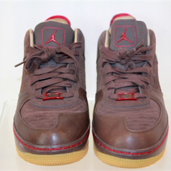 Air Jordan Fusion 20 Low LS Brown Leather Sz 11.5